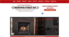 Desktop Screenshot of chimneysweepsofsherwoodforest.com